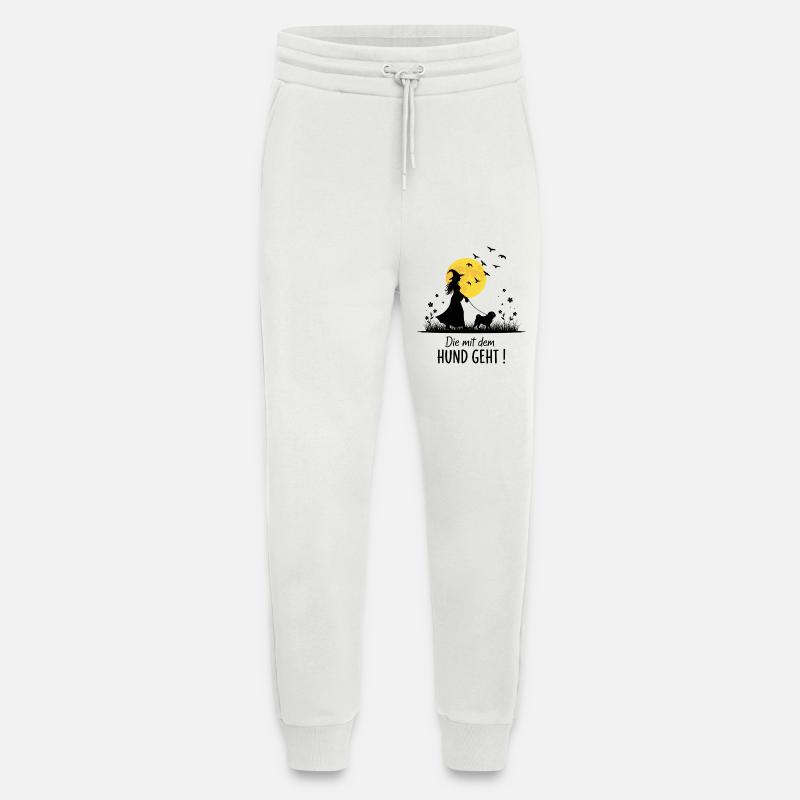 Die mit dem Mops geht ! - Jogginghose - made by SPREAD - OFF WHITE