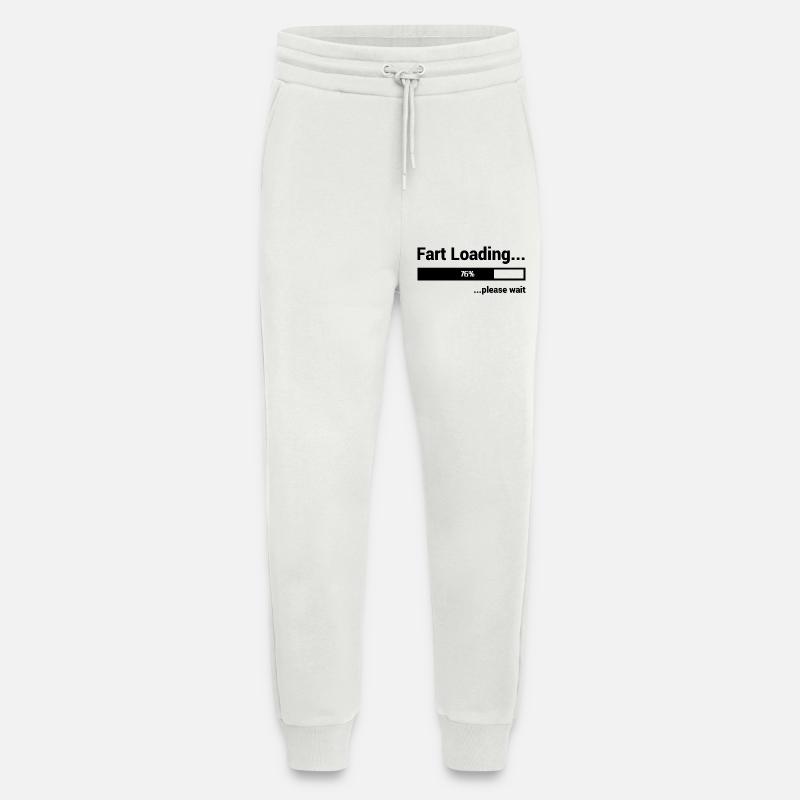 Lebendiges geometrisches abstraktes Muster - Jogginghose - made by SPREAD - OFF WHITE