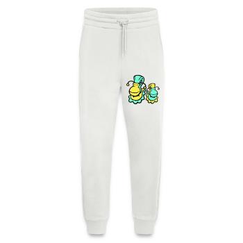 2 snail shell snails child dad mom family - Jogging Pants - made by SPREAD  - OFF WHITE - Front