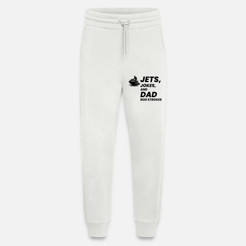 Lustiger Jetski Papa Bod Sommer - Jogginghose - made by SPREAD - OFF WHITE