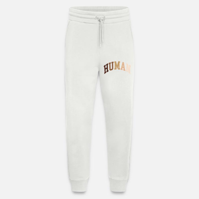 Human Mensch Afrikaner - Jogginghose - made by SPREAD - OFF WHITE