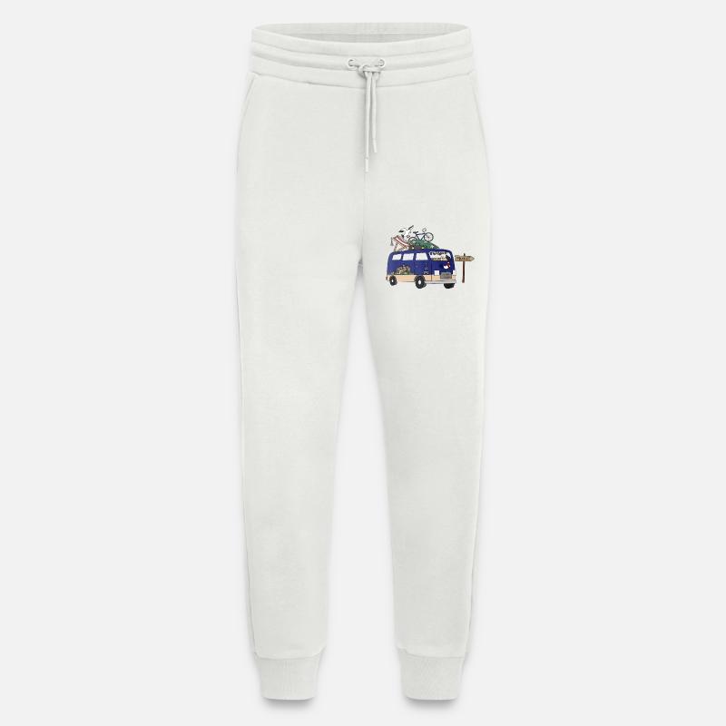 Tour de Camping Camper Frankreich - Jogginghose - made by SPREAD - OFF WHITE