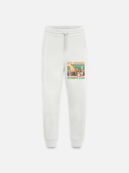 Chihuahua - Pantalon de jogging bio décontracté fabriqué en UE - OFF WHITE