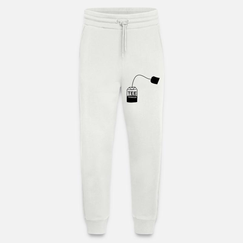 Tee_Kaffee_Earl_Grey_Teetrinker_Teesorten - Jogging Pants - made by SPREAD  - OFF WHITE