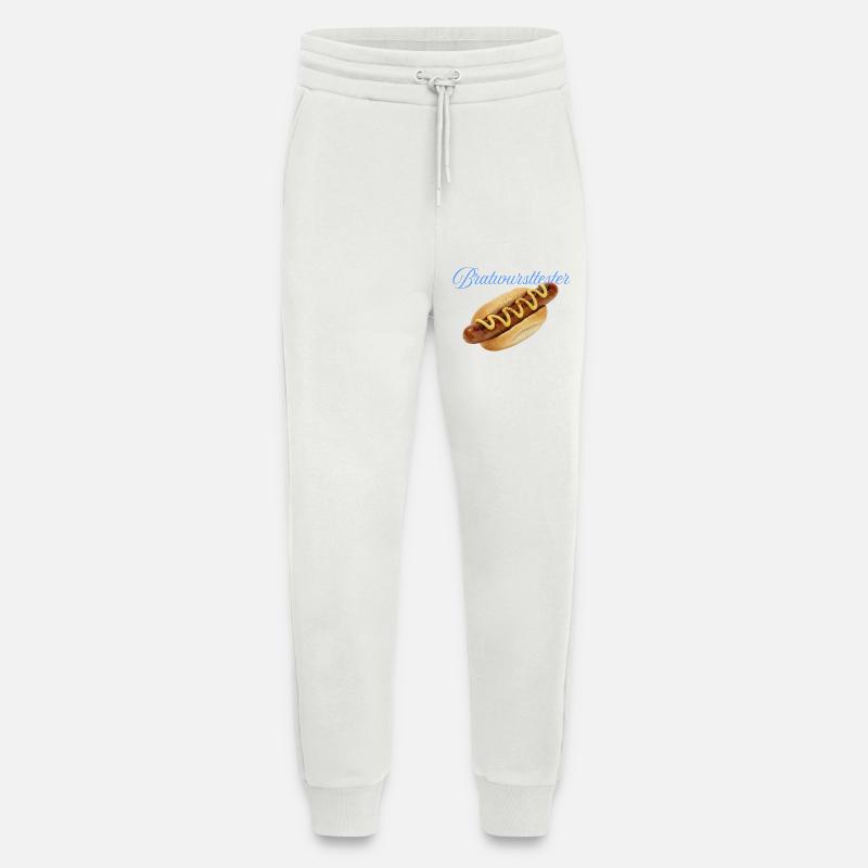 Deftiger Hotdog mit Senf - Jogginghose - made by SPREAD - OFF WHITE