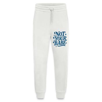 Not your babe - Jogging Pants - made by SPREAD  - OFF WHITE - Front