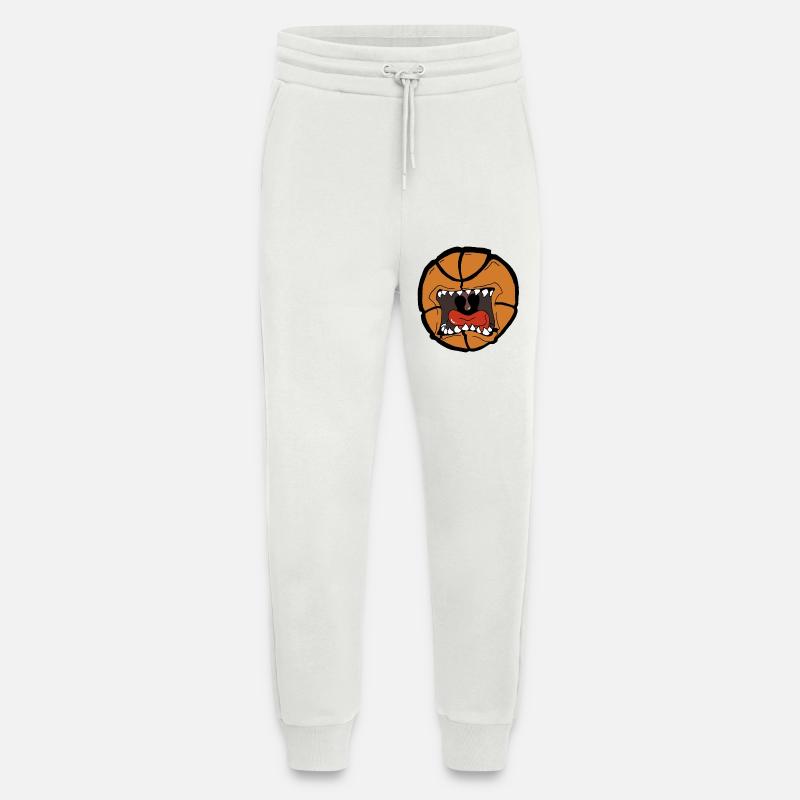 Conception explosive du ballon de basket - Pantalon de jogging bio décontracté fabriqué en UE - OFF WHITE