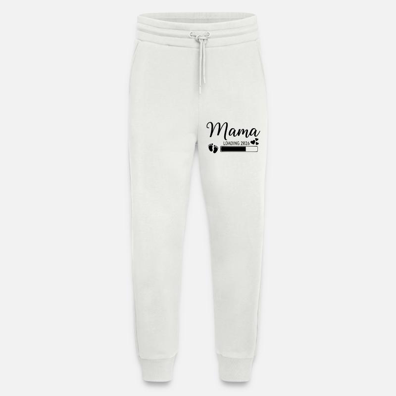 Mama Loading 2026 - Jogging Pants - made by SPREAD  - OFF WHITE