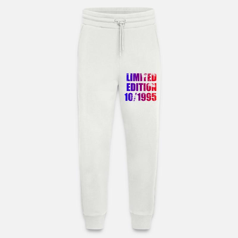 30e anniversaire Edition limitée 10/1995 - Pantalon de jogging bio décontracté fabriqué en UE - OFF WHITE