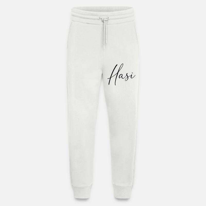 hasi / handschrift design - Jogginghose - made by SPREAD - OFF WHITE
