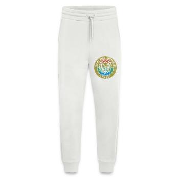 30. Geburtstag Sauvage, libre et indompté depuis 10/1995 - Pantalon de jogging bio décontracté fabriqué en UE - OFF WHITE - Devant