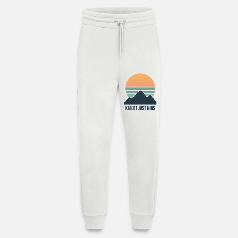Kmoet just nothing, Antwerp dialect Shirts - Jogging Pants - made by SPREAD  - OFF WHITE