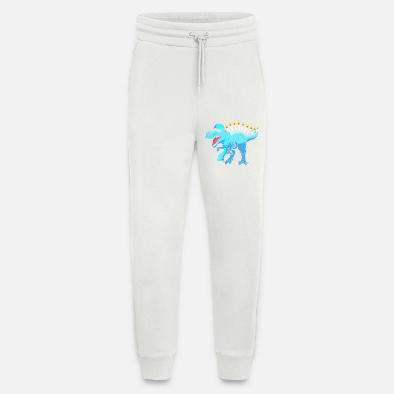 Hanoukka Hanoukka Hanoukka - Pantalon de jogging bio décontracté fabriqué en UE - OFF WHITE