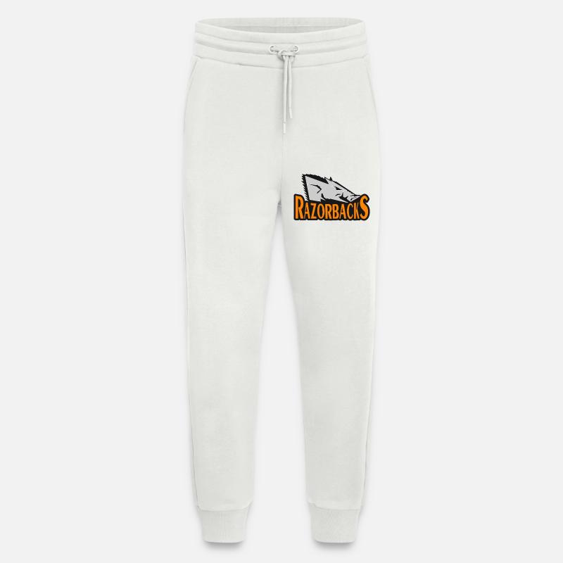 Razorbacks Bold Hog Emblem - Jogging Pants - made by SPREAD  - OFF WHITE