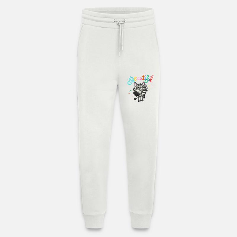 Zebra Beautiful - Jogginghose - made by SPREAD - OFF WHITE