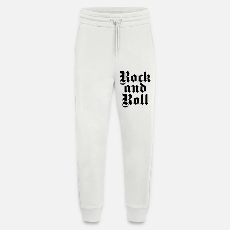 rock and roll gpthic logo design. - Jogging Pants - made by SPREAD  - OFF WHITE