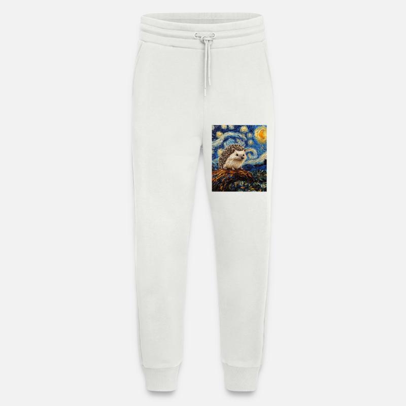  Igel Van Gogh Style Starry Night - Jogginghose - made by SPREAD - OFF WHITE