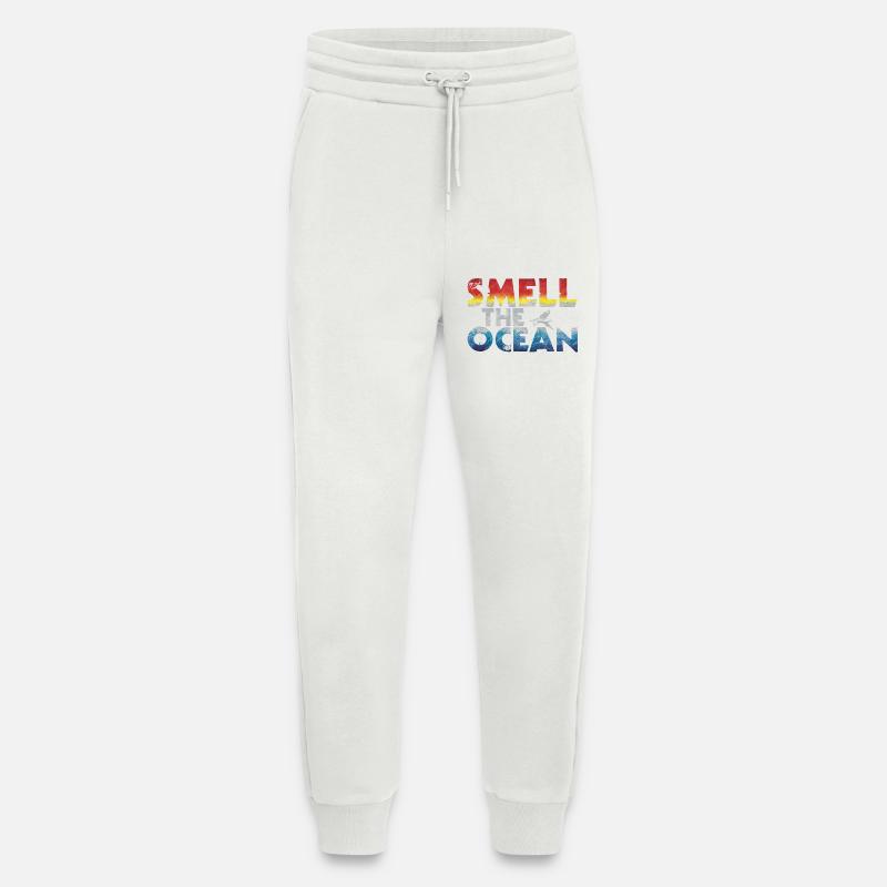 Rieche das Meer - Gradient Schrift - Jogginghose - made by SPREAD - OFF WHITE