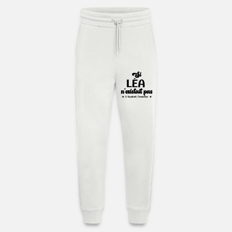 Lea personalized gift lea - Jogging Pants - made by SPREAD  - OFF WHITE