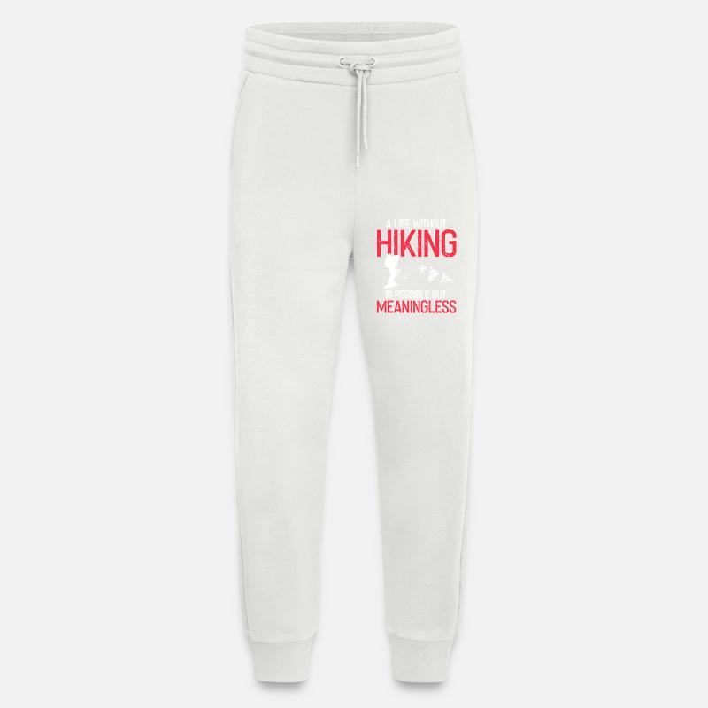 Life Without Trails Hiking Passion Devotion - Jogginghose - made by SPREAD - OFF WHITE