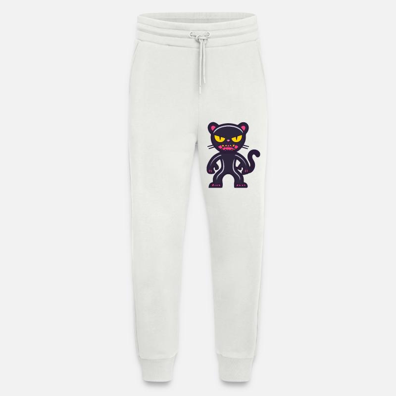 Panther Halloween Comic Funny - Jogging Pants - made by SPREAD  - OFF WHITE