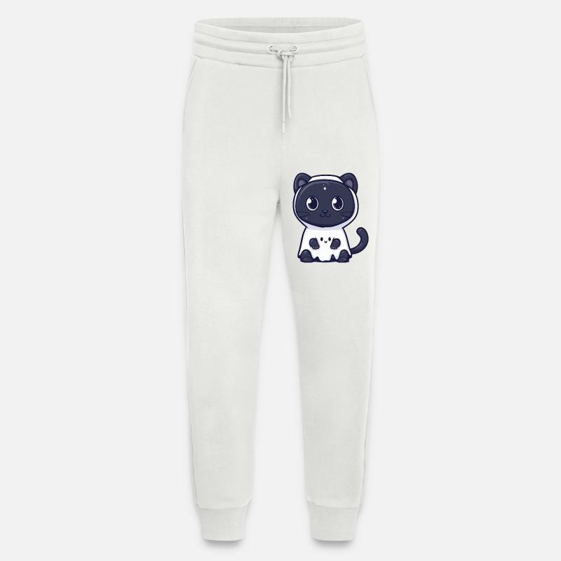 Panther Halloween Geist - Jogginghose - made by SPREAD - OFF WHITE