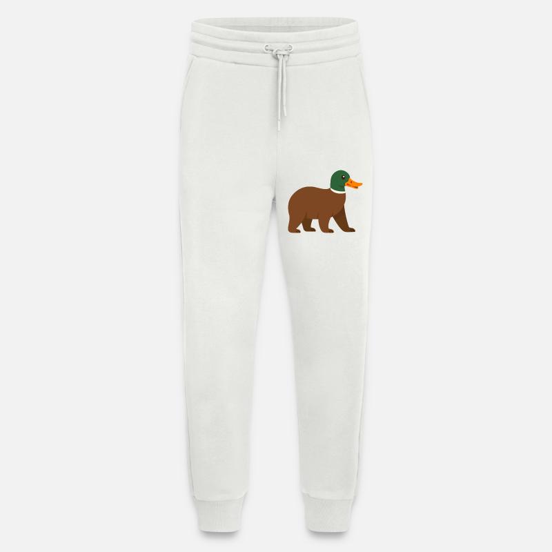 Die Bärente - sie hat einen Schnabel! - Jogginghose - made by SPREAD - OFF WHITE
