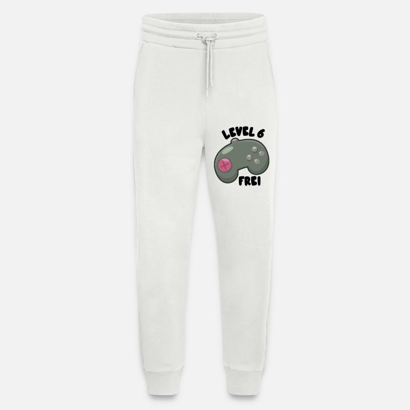 Level 6 Controller 6th Birthday Party - Jogging Pants - made by SPREAD  - OFF WHITE