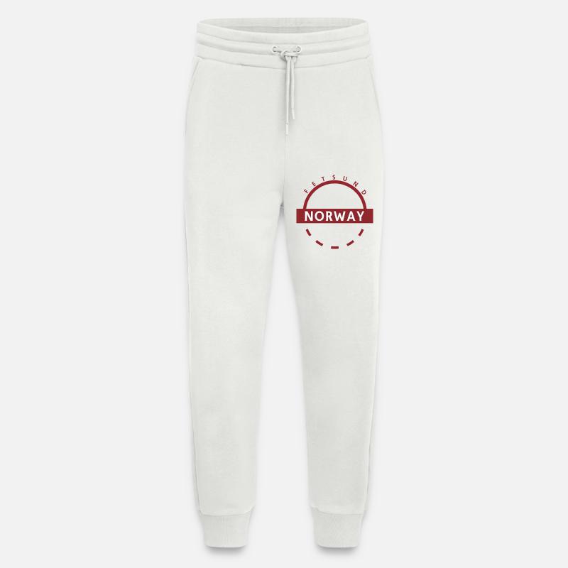Norwegen Rundes Emblem mit Ländername - Jogginghose - made by SPREAD - OFF WHITE