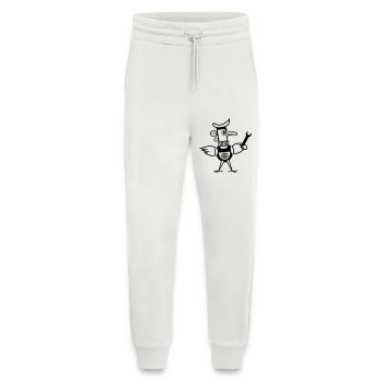 Minol Oriole v.1 (Couleur changeante) - Pantalon de jogging bio décontracté fabriqué en UE - OFF WHITE - Devant