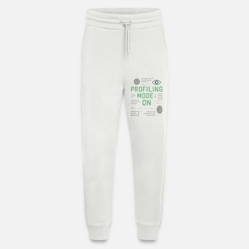 Profiling Mode: ON – True Crime & Mindhunter Shirt - Jogginghose - made by SPREAD - OFF WHITE