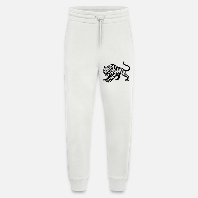 Dunkler Tiger Silhouette - Jogginghose - made by SPREAD - OFF WHITE