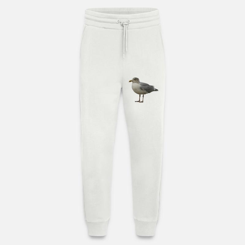 Seemöwe am Strand Illustration - Jogginghose - made by SPREAD - OFF WHITE