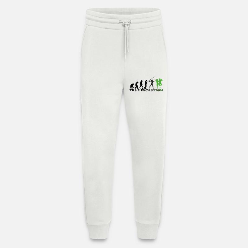 Évolution vers la danse traditionnelle irlandaise - Pantalon de jogging bio décontracté fabriqué en UE - OFF WHITE