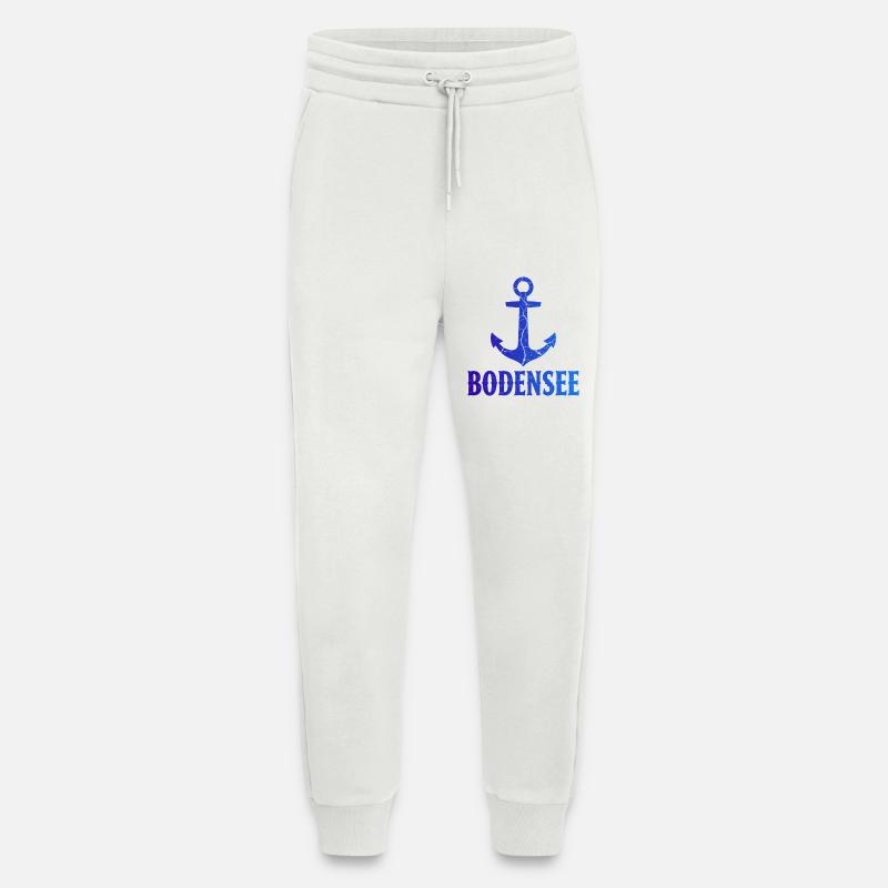Anker Bodensee Urlaub Schiff - Jogginghose - made by SPREAD - OFF WHITE