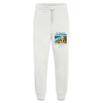 Türkei Bodrum Strand Urlaub Design – Visit Bodrum - Jogginghose - made by SPREAD - OFF WHITE - Vorne