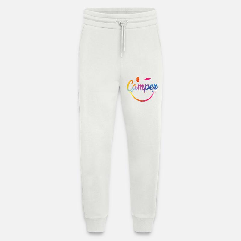 Camper_Smile_bunt - Jogginghose - made by SPREAD - OFF WHITE