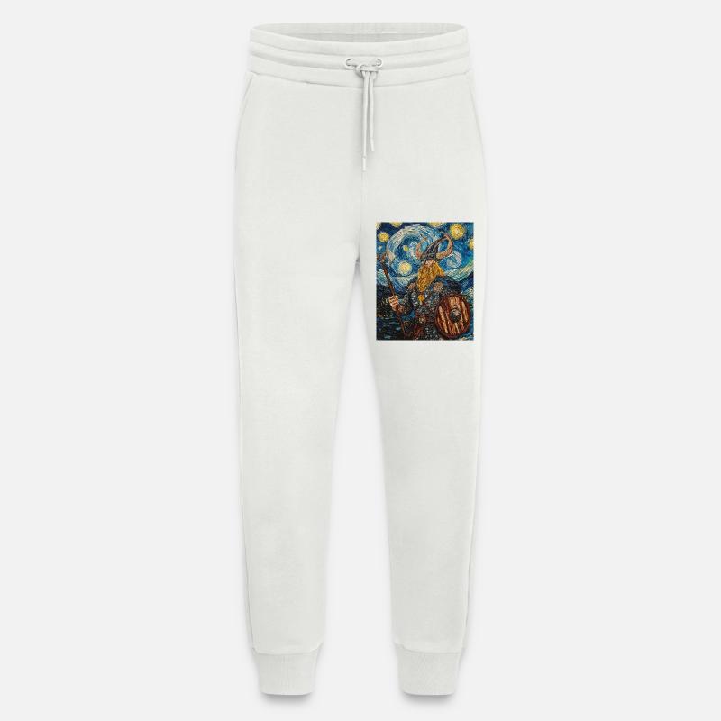 Wikinger Van Gogh Style - Jogginghose - made by SPREAD - OFF WHITE