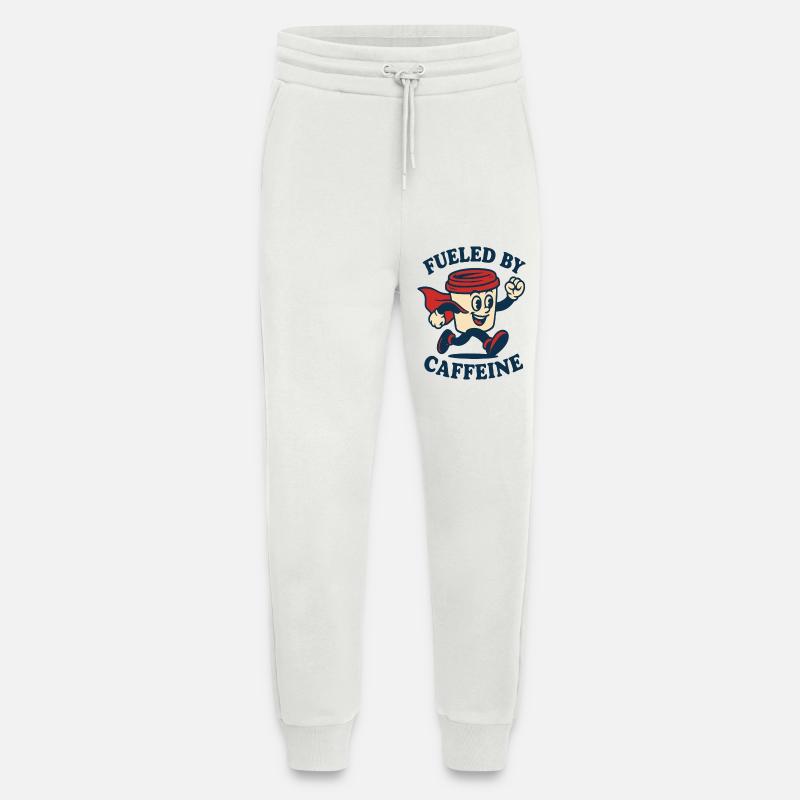 Angetrieben von Caffeine Hero - Jogginghose - made by SPREAD - OFF WHITE