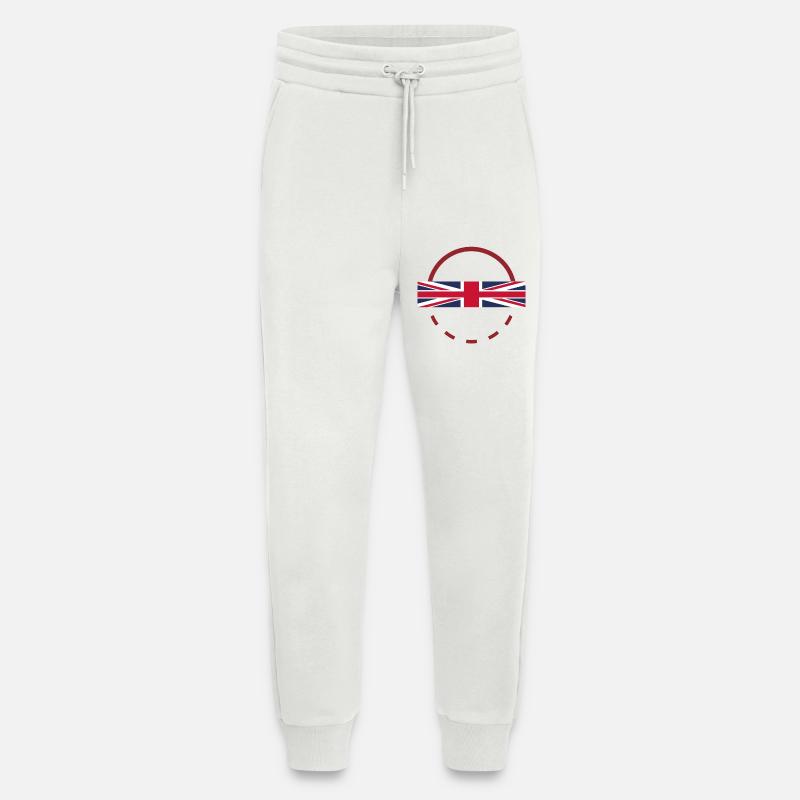 Union Jack Arc Print Abzeichen - Jogginghose - made by SPREAD - OFF WHITE