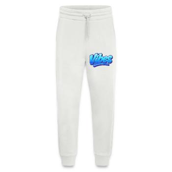 Vibes Schriftzug blau - Jogginghose - made by SPREAD - OFF WHITE - Vorne