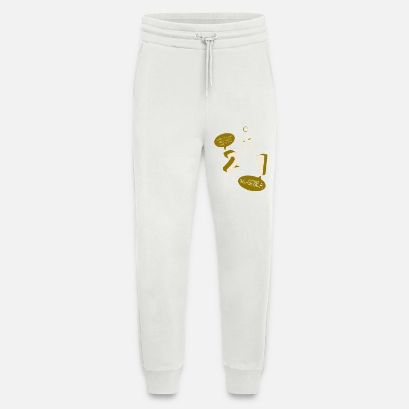 Math Math Math Teacher Mathematician - Jogging Pants - made by SPREAD  - OFF WHITE