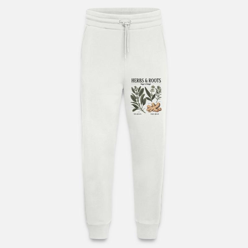 Herbs & Roots – Salbei & Ingwer - Jogginghose - made by SPREAD - OFF WHITE