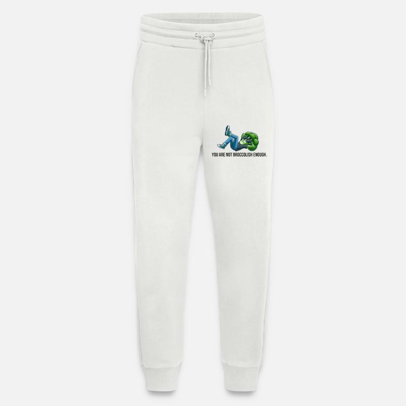 Du bist nicht Broccolish genug - Jogginghose - made by SPREAD - OFF WHITE