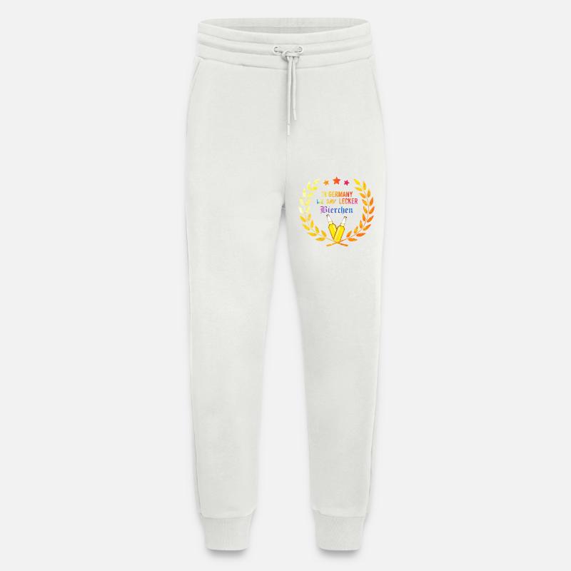In_Germany_we_say_Lecker_Bierchen_-_kranz_ - Jogginghose - made by SPREAD - OFF WHITE