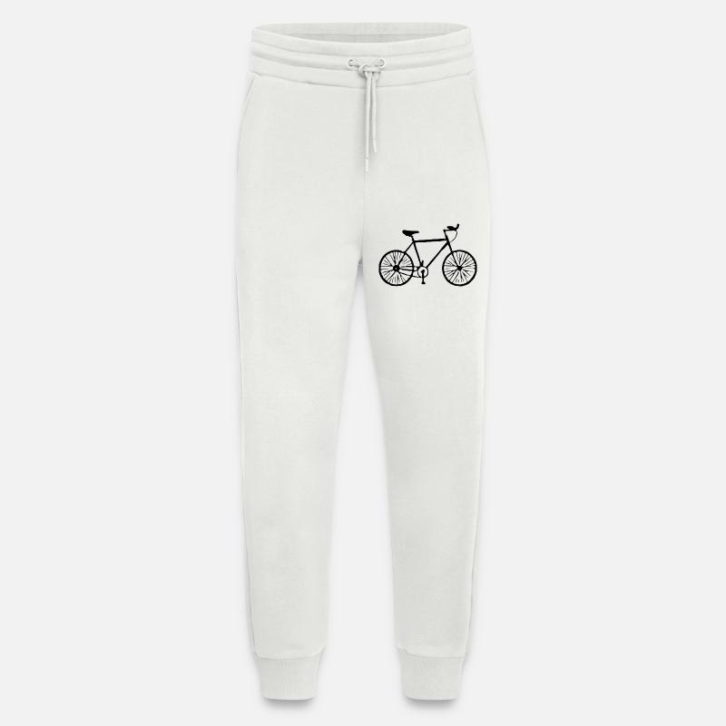 Bicycle T-shirt Gift Cyclist - Jogging Pants - made by SPREAD  - OFF WHITE