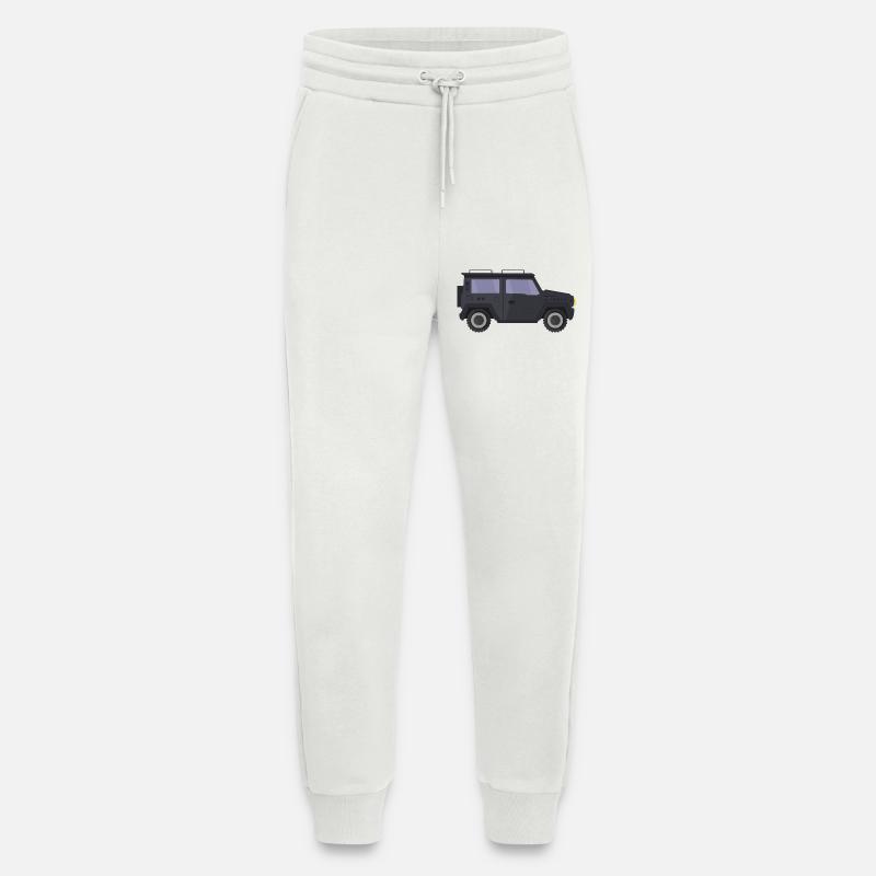 Jeep - Pantalon de jogging bio décontracté fabriqué en UE - OFF WHITE