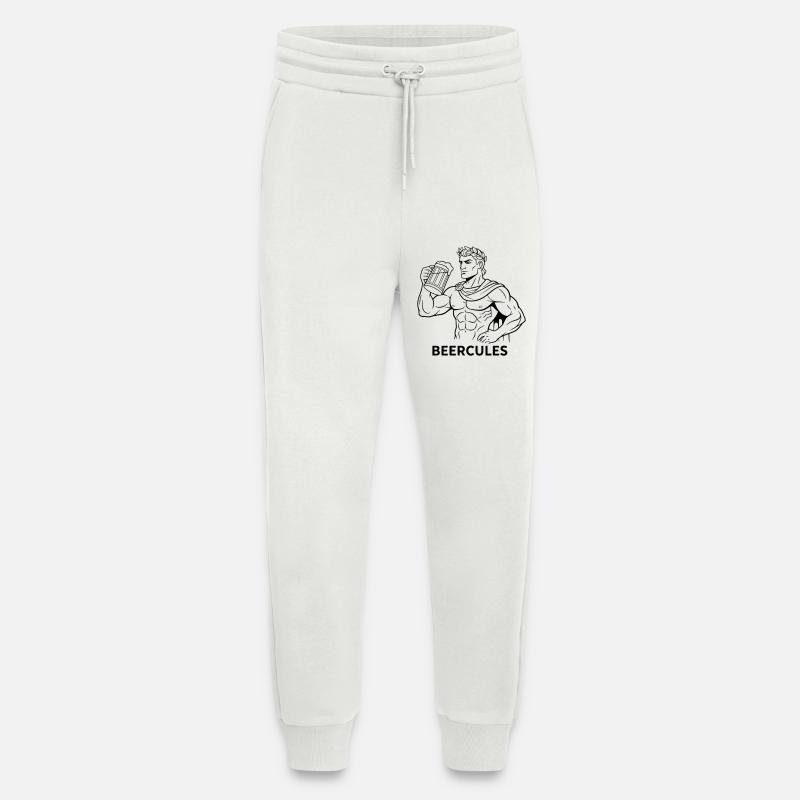 Beercules - Jogging Pants - made by SPREAD  - OFF WHITE