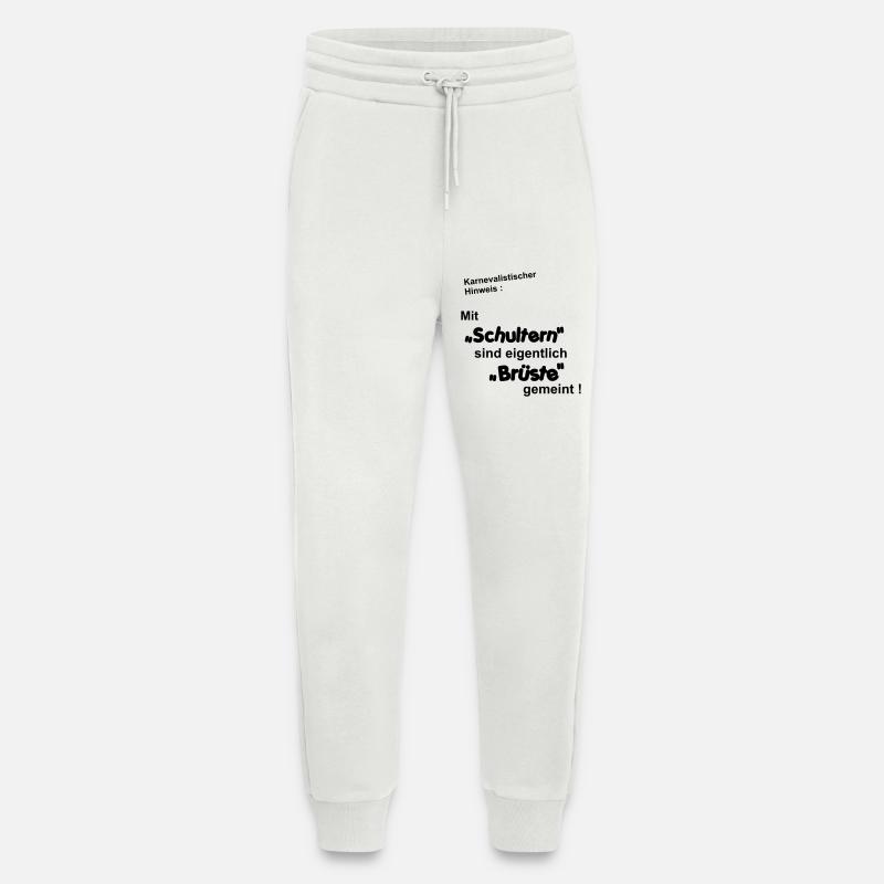 Carnival note - Jogging Pants - made by SPREAD  - OFF WHITE