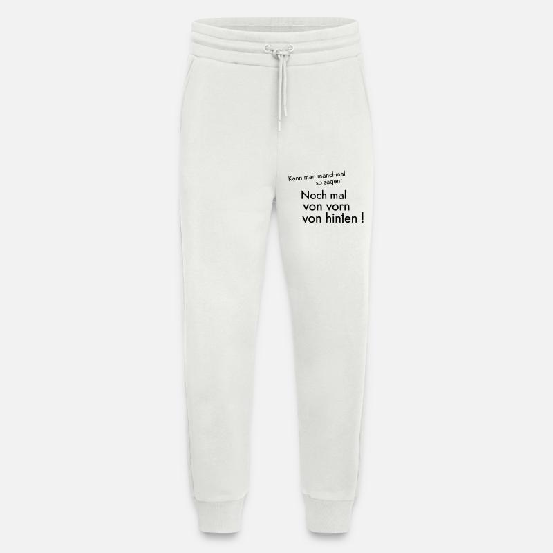 Front Rear - Jogging Pants - made by SPREAD  - OFF WHITE